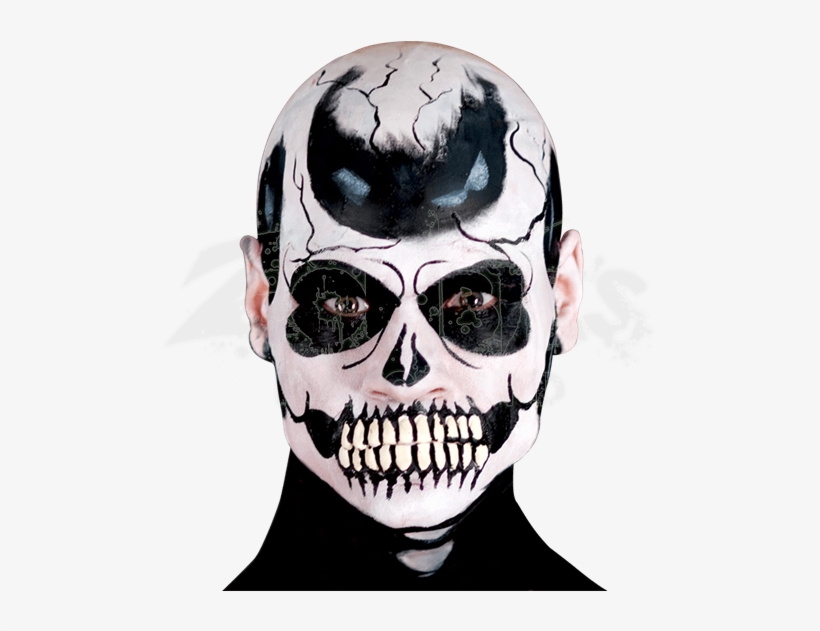 Skeleton Teeth Latex Appliance - Gloomy Skeleton Teeth, transparent png #4071323