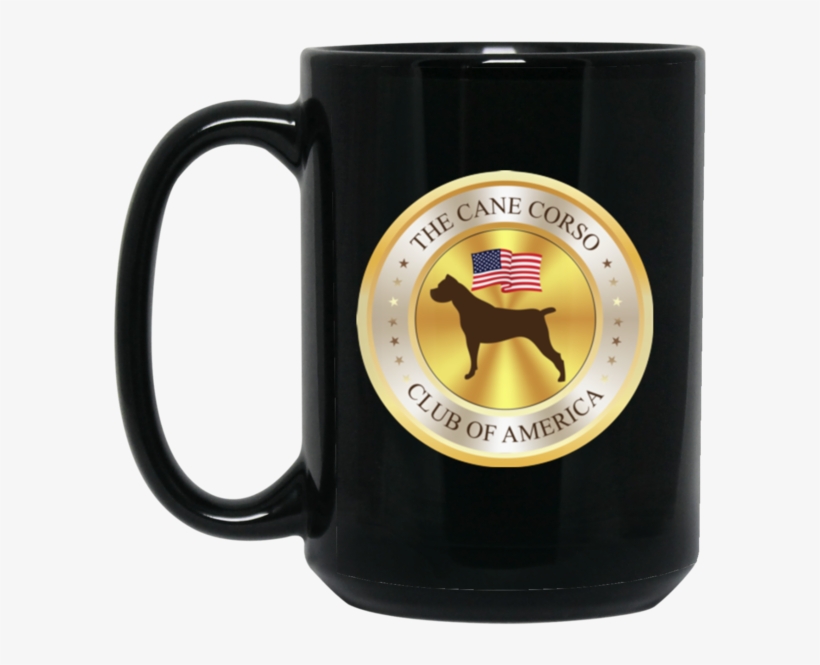 Black Mug - Golf Stud Black 15oz Mug, transparent png #4071384