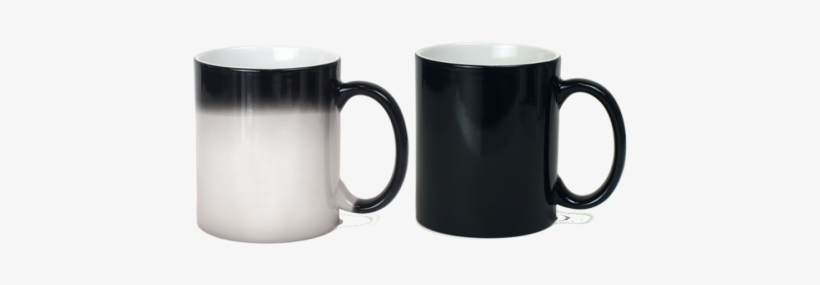 Black To White Color Changing Mug, transparent png #4071533