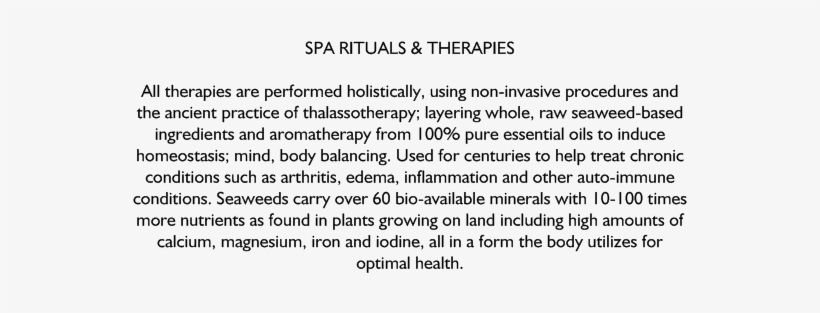 Spa Rituals & Therapies All Therapies Are Performed - Number, transparent png #4071959