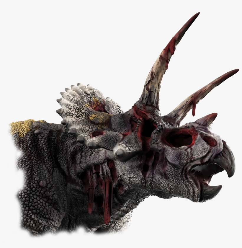 Zombie Triceratops, transparent png #4072193