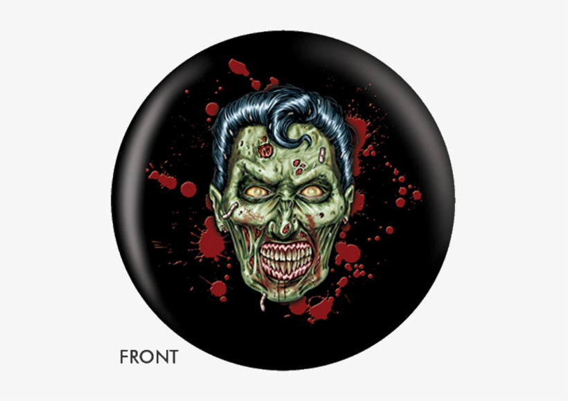 Elvis Zombie Bowling Ball, transparent png #4072356