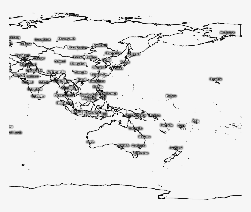 Map Of Asia, transparent png #4073111