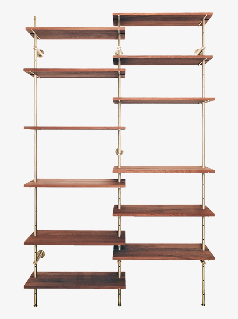 Brass Rail Shelving - Shelf, transparent png #4073520