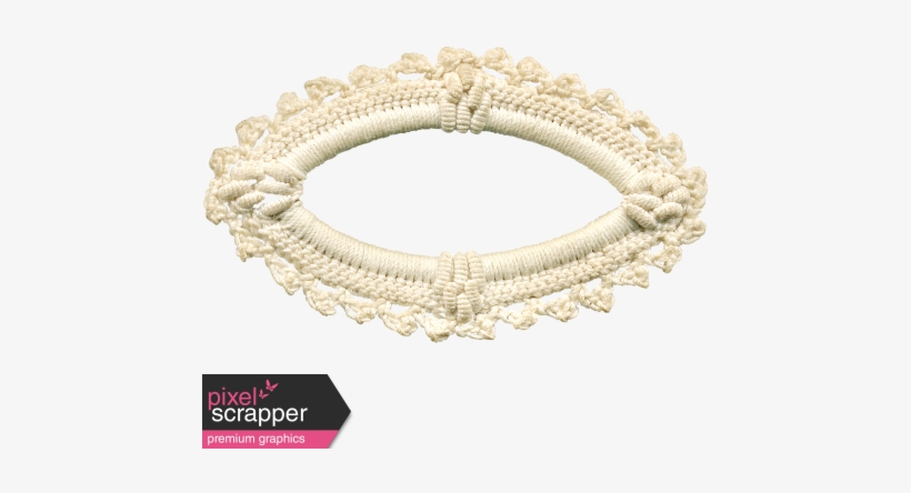 Strawberry Fields - Crochet Frame - Digital Scrapbooking, transparent png #4073546