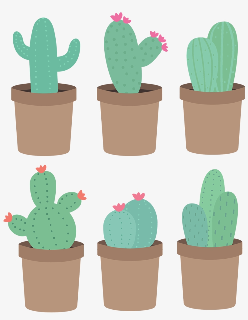 Sticker Cactus Vintage Ambiance Sticker Col Raja A011 - Cactus Dessin Png, transparent png #4073729