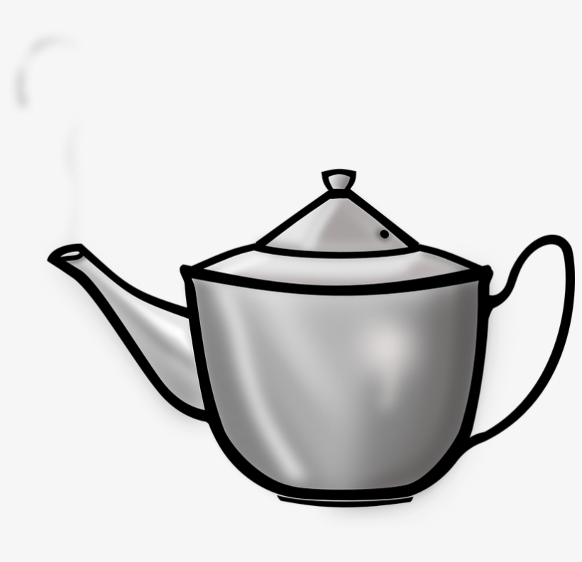 Kettle To Boil Water, Smoke, Water Vapor, Kettle Png - Tea Pot Clip Art, transparent png #4073752