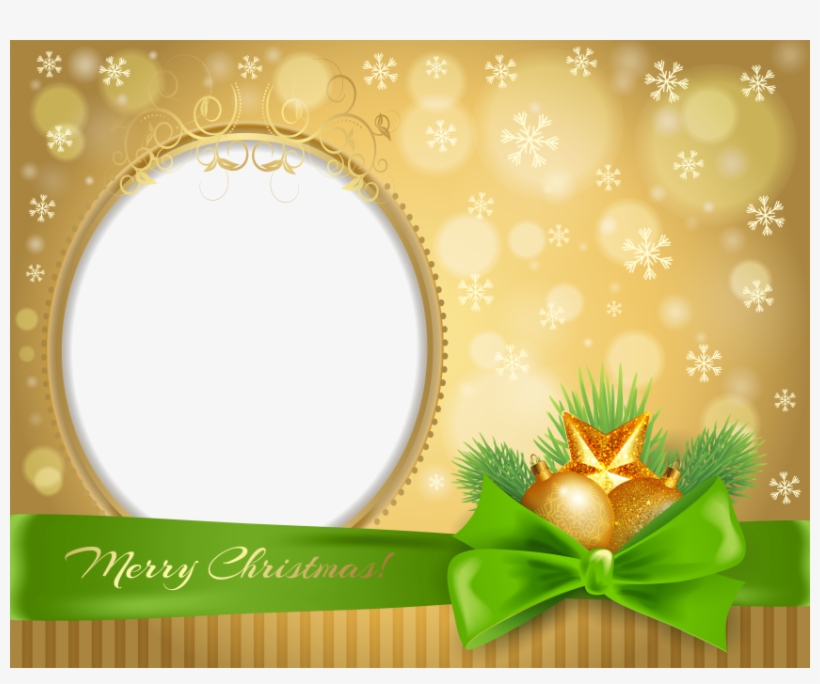 Christmas Border, Gold Christmas, Borders And Frames, - Green Christmas Transparent Frame Png, transparent png #4074854