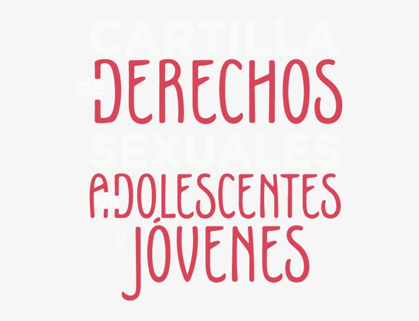 Cartilla Derechos Sexuales Para Adolescentes Y Jovenes - Derechos De Los Jovenes, transparent png #4075263