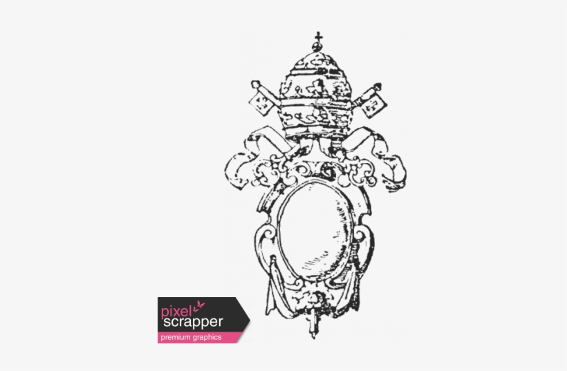 Shield Stamp Template - Digital Scrapbooking, transparent png #4075483