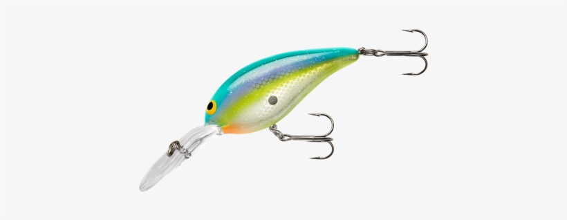 Norman Lures Deep Little N - Chartreuse/blue/black, transparent png #4075528