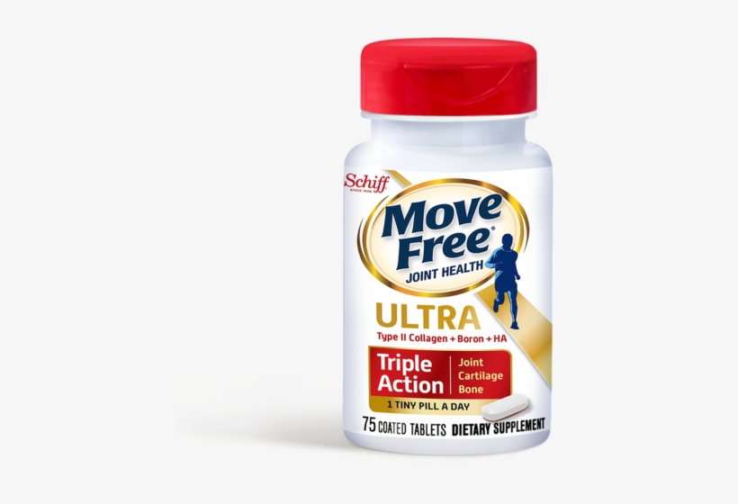 Move Free® Ultra Triple Action Supports Your Joints, - Move Free Ultra Triple Action, Coated Tablets - 75, transparent png #4076033
