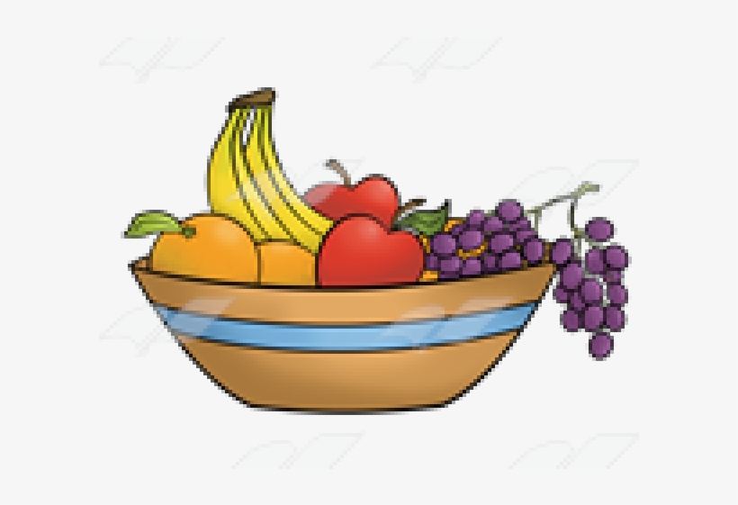 Fruit Bowl Clipart Png, transparent png #4076719
