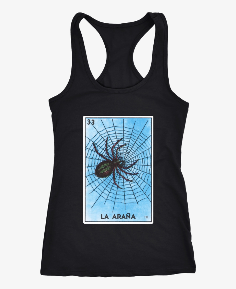 La Araña Racerback Tank Top - Lesbian Shirt Racerback Tank Top T-shirt. Funny Lesbian, transparent png #4076765