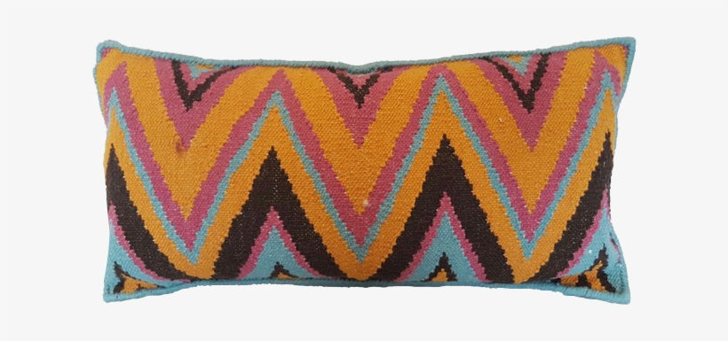 Zig Zag Cushion - Cushion, transparent png #4076834
