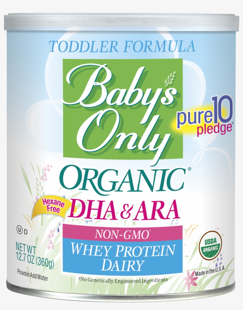 Baby's Only Organic® Dairy Whey Dha/ara Toddler Formula - Babys Only Dairy Dha, transparent png #4076928