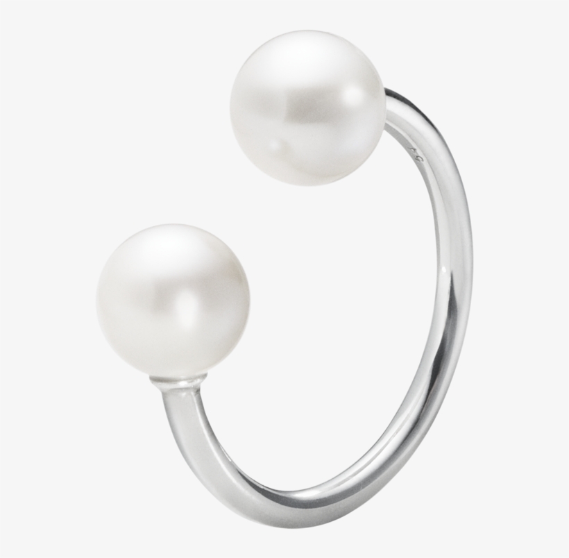 Georg Jensen - Grape Open Pearl Ring - 55, transparent png #4077222