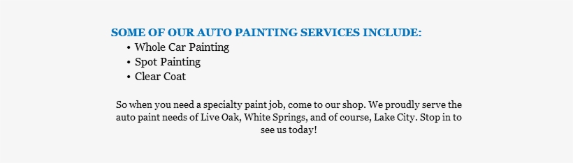 Some Of Our Auto Painting Services Include - Language, transparent png #4077318