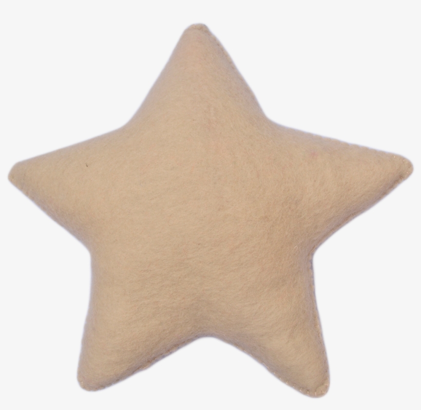 Cream Star Cushion - Industry, transparent png #4077372