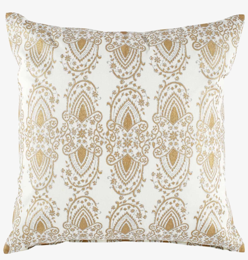 Tarani Metallic Decorative Pillow - Throw Pillow, transparent png #4077448