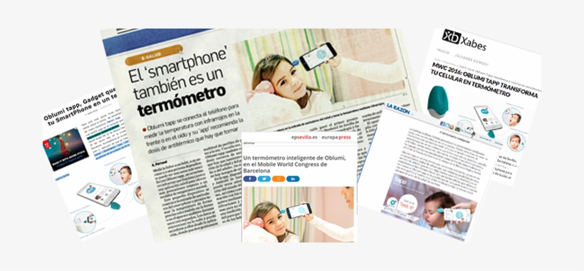 Oblumi En El Mobile - Oblumi Intelligent Digital Thermometer, transparent png #4077541