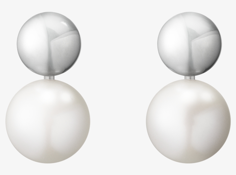 Georg Jensen Moonlight Grapes Silver And Pearl Double - Georg Jensen Moonlight Grapes Pearl, transparent png #4077644