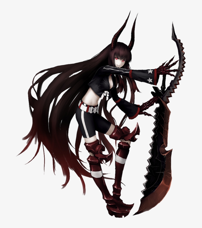 Black Gold Saw Render By Noir Black Shooter-d6tgtt9 - Black Rock Shooter Black Gold Saw Hand, transparent png #4078013