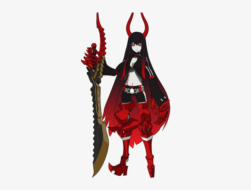 Black Gold Saw - Black Rock Shooter Black Gold Saw, transparent png #4078073