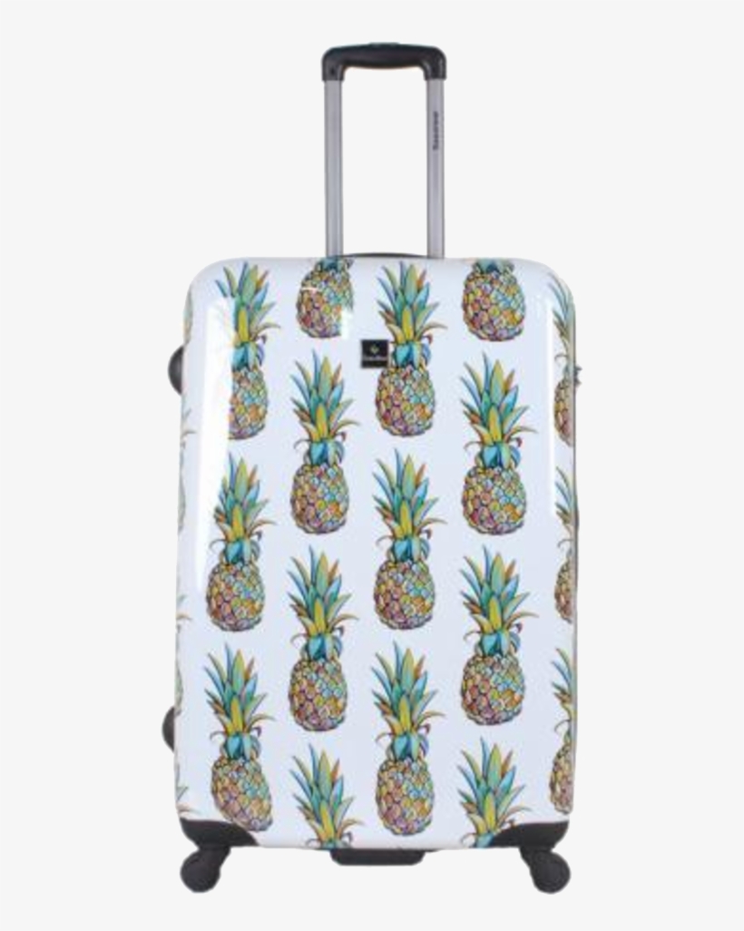 So Something Tells Me I Need A Little Pineapple Print - Pineapple Cute Suitcases, transparent png #4078074