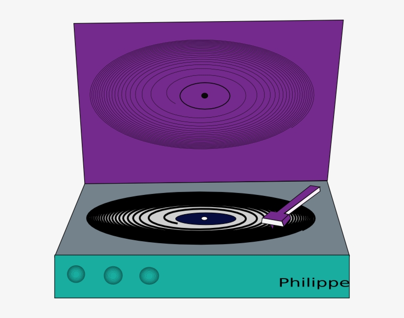 How To Set Use Vinyl Disc Clipart - Phonograph Record, transparent png #4078320