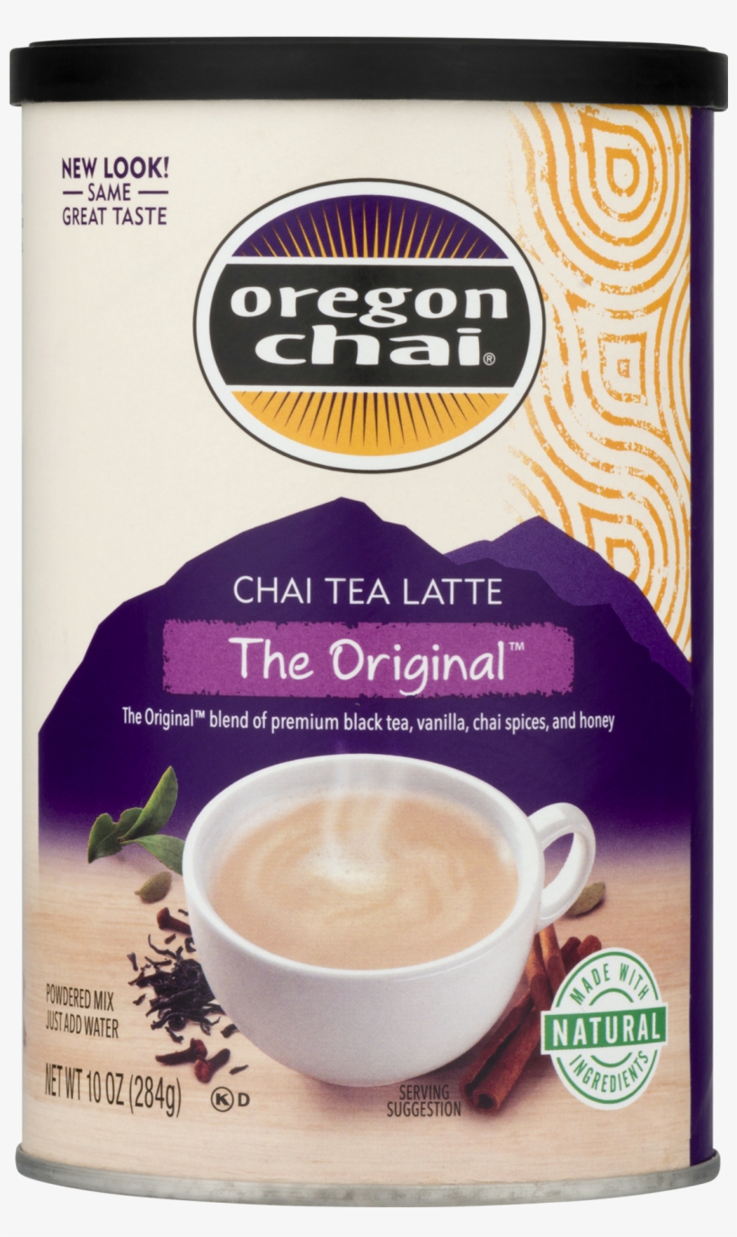 Oregon Chai The Original Chai Tea Latte Powdered Mix, - Oregon Chai Chai Latte Mix - 10 Oz, transparent png #4078423