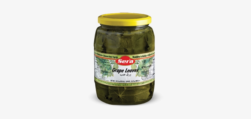 Sera-ürünler - Organic Grape Leaves (sera) 2 Lb Jar Dr.wt. 16oz, transparent png #4078843