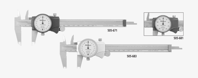 Dial Caliper 49ad33c8b3660 - Mutsuura With A Dial Caliper 150 Mm D15tn Mitutoyo, transparent png #4079805