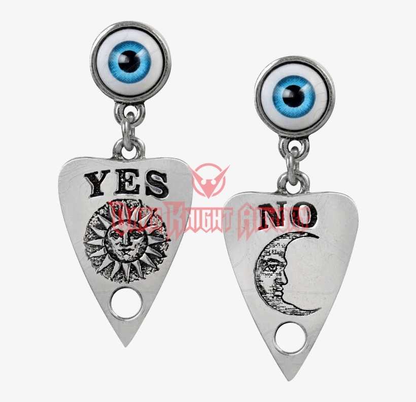 Ouija Planchette Earrings - Earring Alchemy Gothic - Ouija Planchette, transparent png #4079913