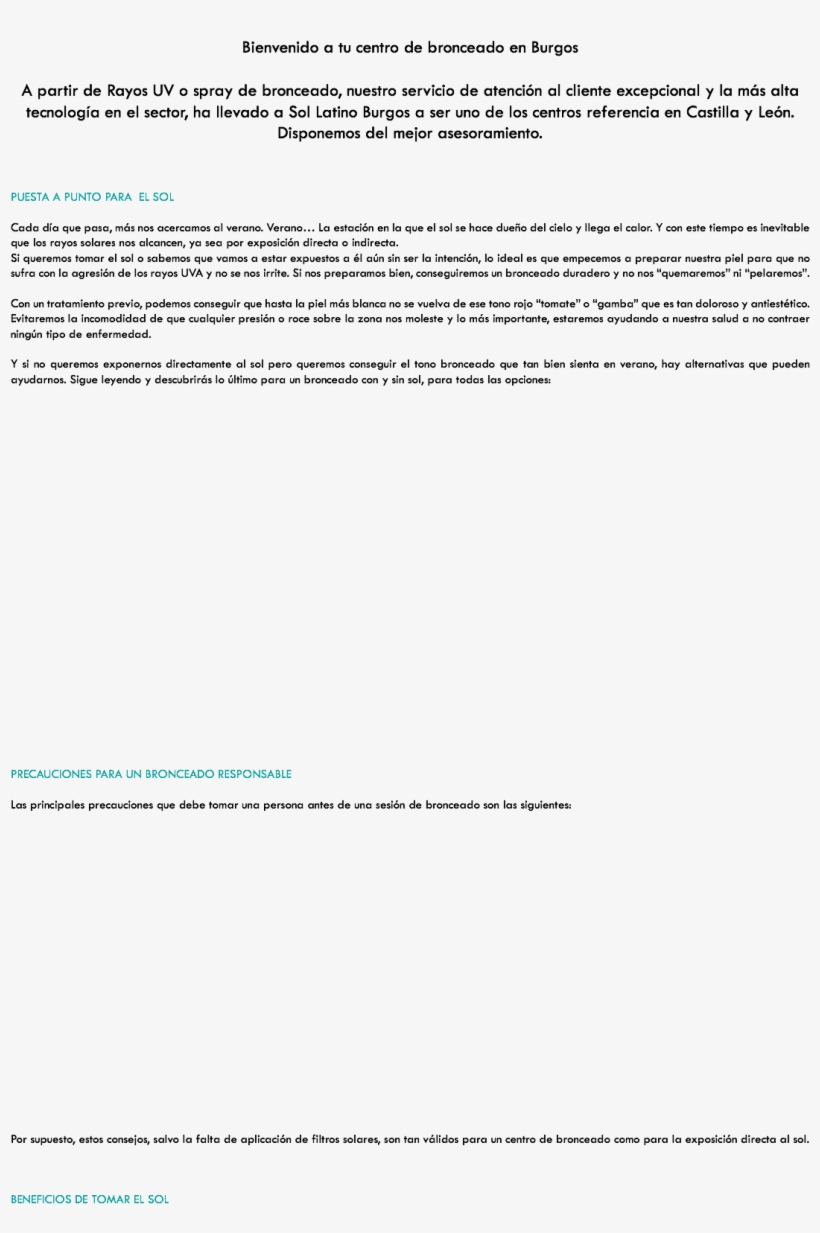 Bienvenido A Tu Centro De Bronceado En Burgos A Partir - Document, transparent png #4080014