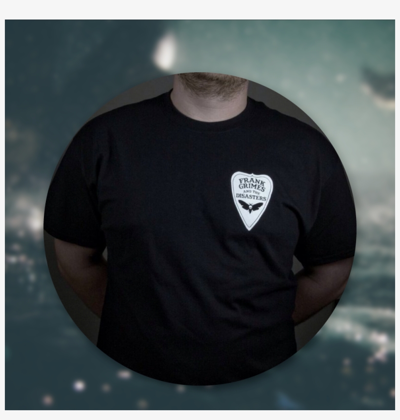 Image Of Black Planchette T Shirt - Frank Grimes And The Disasters, transparent png #4080035