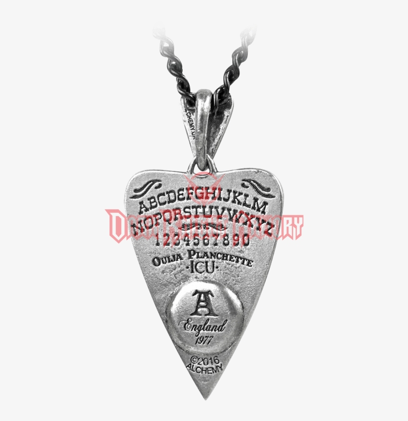 Planchette Pendant - Alchemy Gothic Planchette Ouija Eye Pendant Necklace, transparent png #4080052