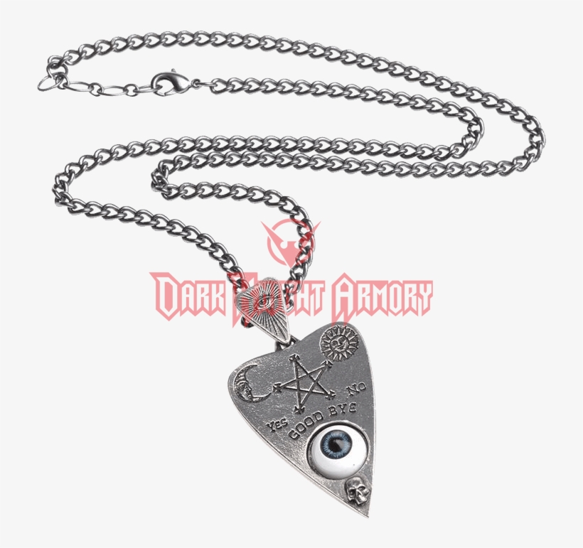 Planchette Pendant - Alchemy Planchette Pendant Eye Ouija Board Necklace, transparent png #4080229