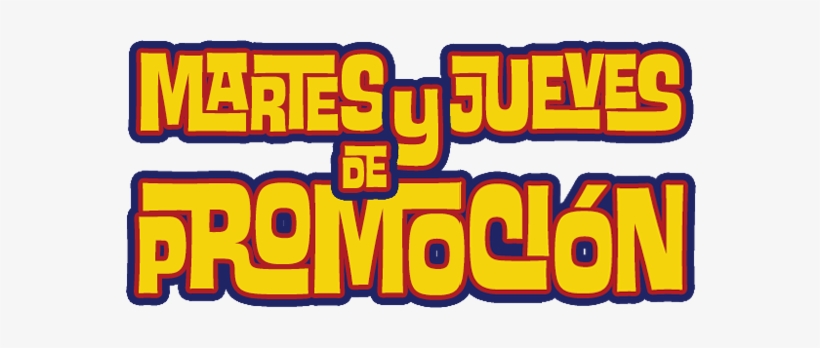 Martes Y Jueves De Promoción - Promocion Martes Y Jueves, transparent png #4080435
