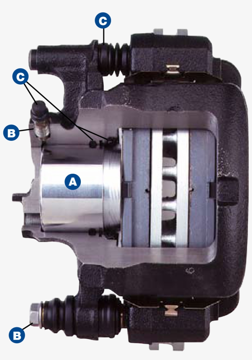 Subaru Remanufactured Brake Calipers - Parts To A Brake Caliper, transparent png #4080719
