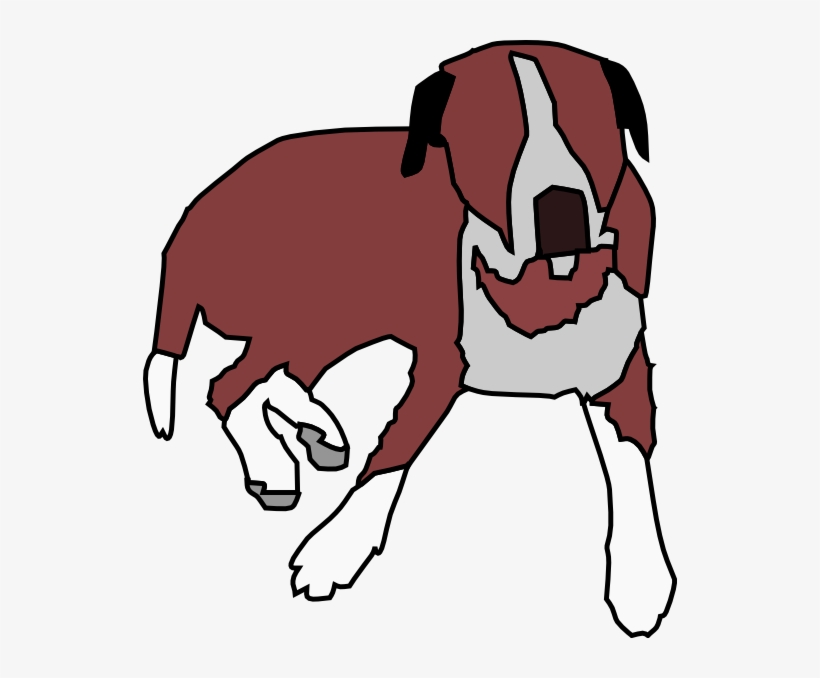 Cartoon Dog Sitting Clip Art At Clker - Public Domain Cartoon Dogs, transparent png #4080744