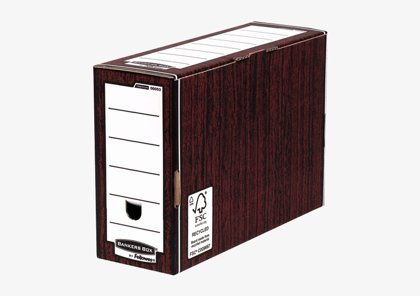 Premium 127mm Transfer File - Bankers Box By Fellowes Premium Transfer File Woodgrain, transparent png #4081464