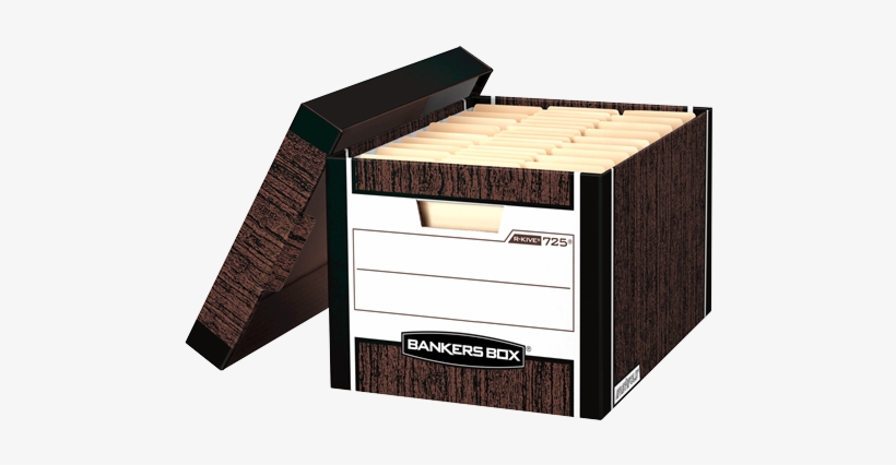 R-kive® - Letter/legal, Woodgrain - Bankers Box R Kive, transparent png #4081543