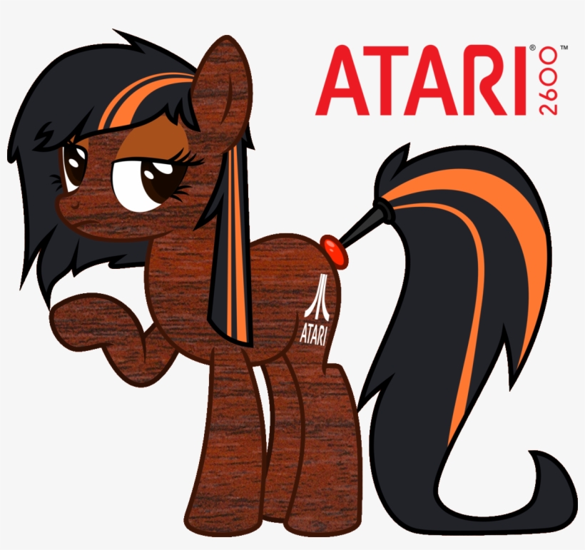 My Little Pony Woodgrain - Atari Logo, transparent png #4081829