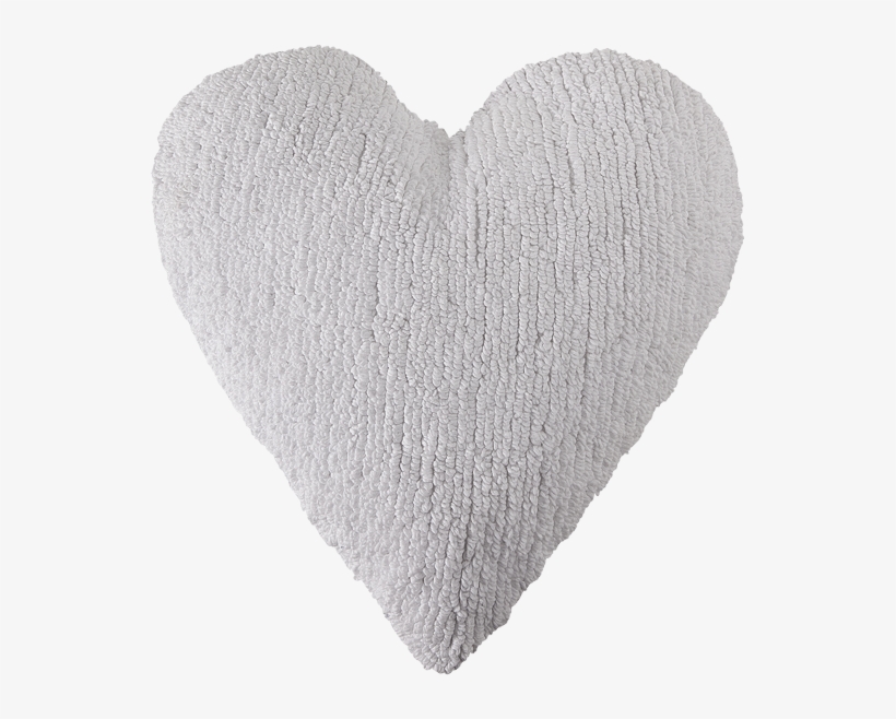 Cojín Corazón Blanco De Lorena Canals - Lorena Canals Heart Cushion In White, transparent png #4081857