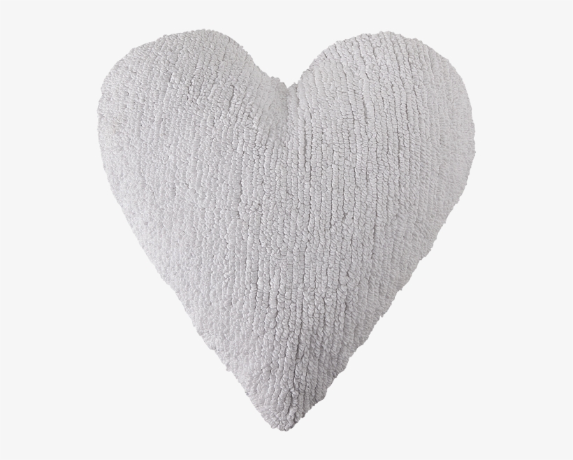 Cojín Corazón Blanco De Lorena Canals - Lorena Canals Heart Cushion In White, transparent png #4081857