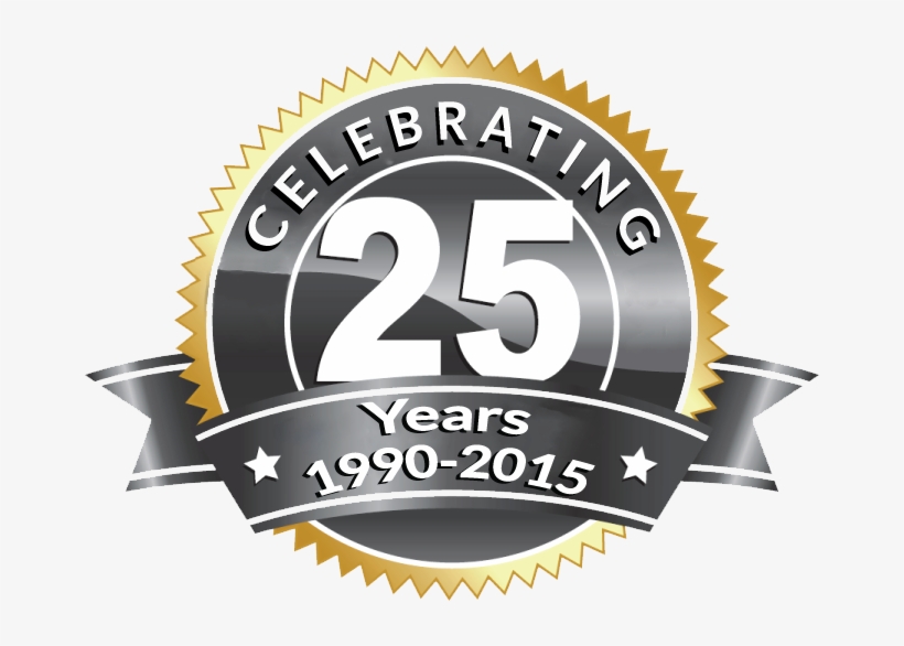 Our 25th Anniversary - 25 Years Logo Png, transparent png #4082289