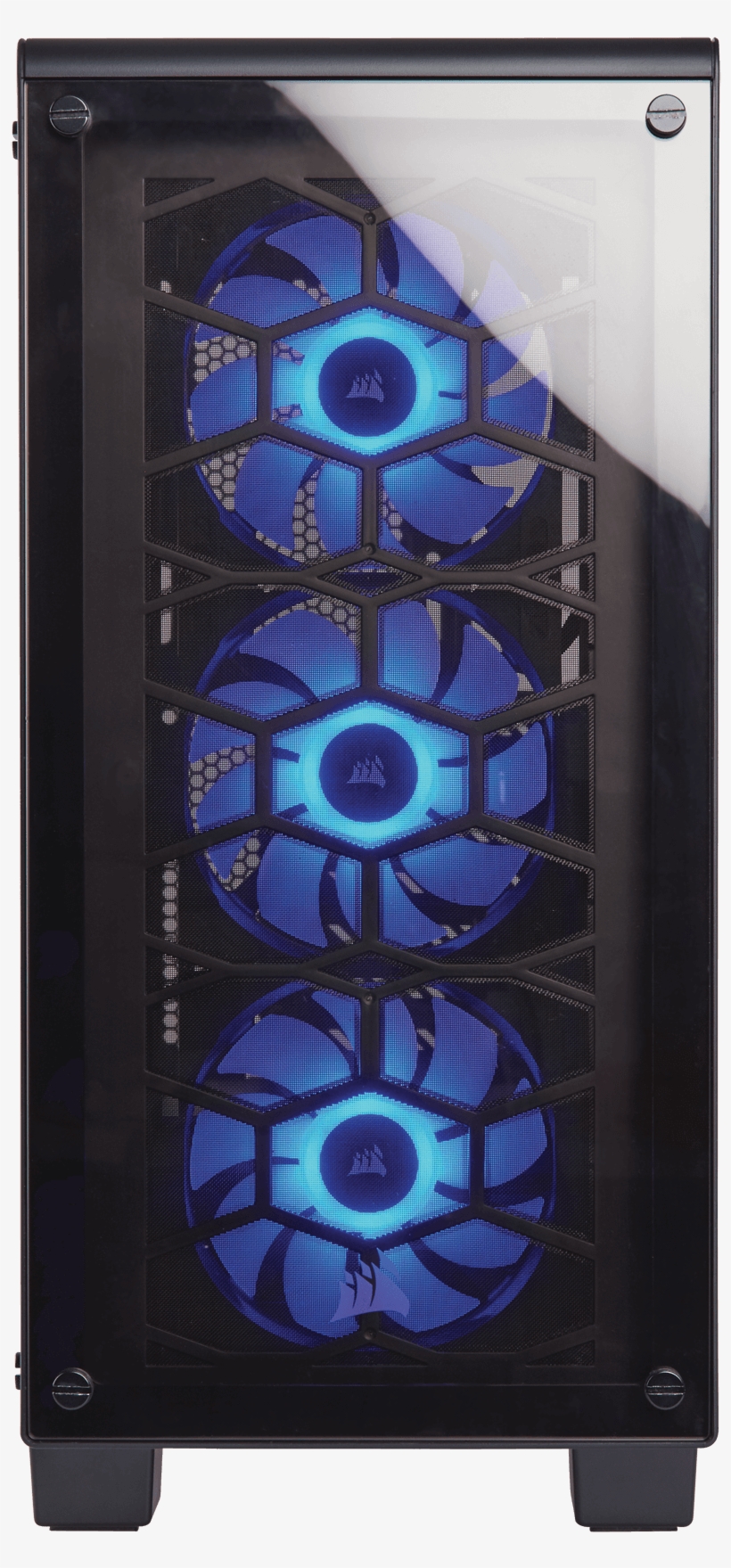 Corsair Crystal Series 460x Case Tempered Glass M - Corsair Crystal 460x Atx Mid-tower Case, transparent png #4082648
