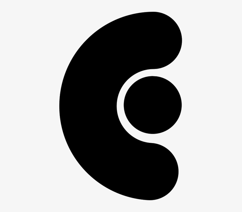 E,e, Ε, C, Curve, Dot, Semicircle - Circle, transparent png #4082674
