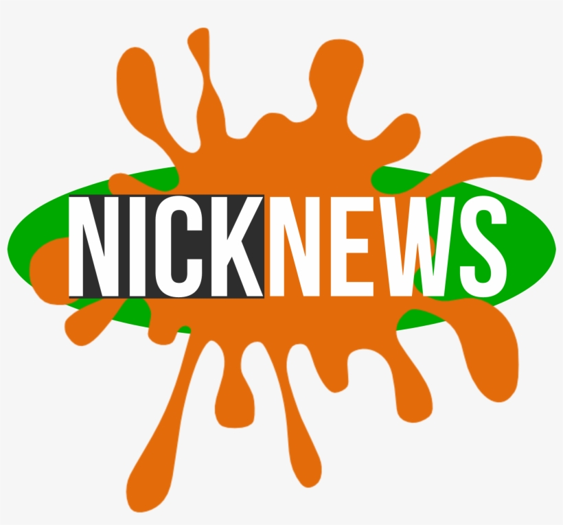 Post Nickelodeon 25th Anniversary Nicknews - Clip Art Black And White Paint Splatter, transparent png #4082811